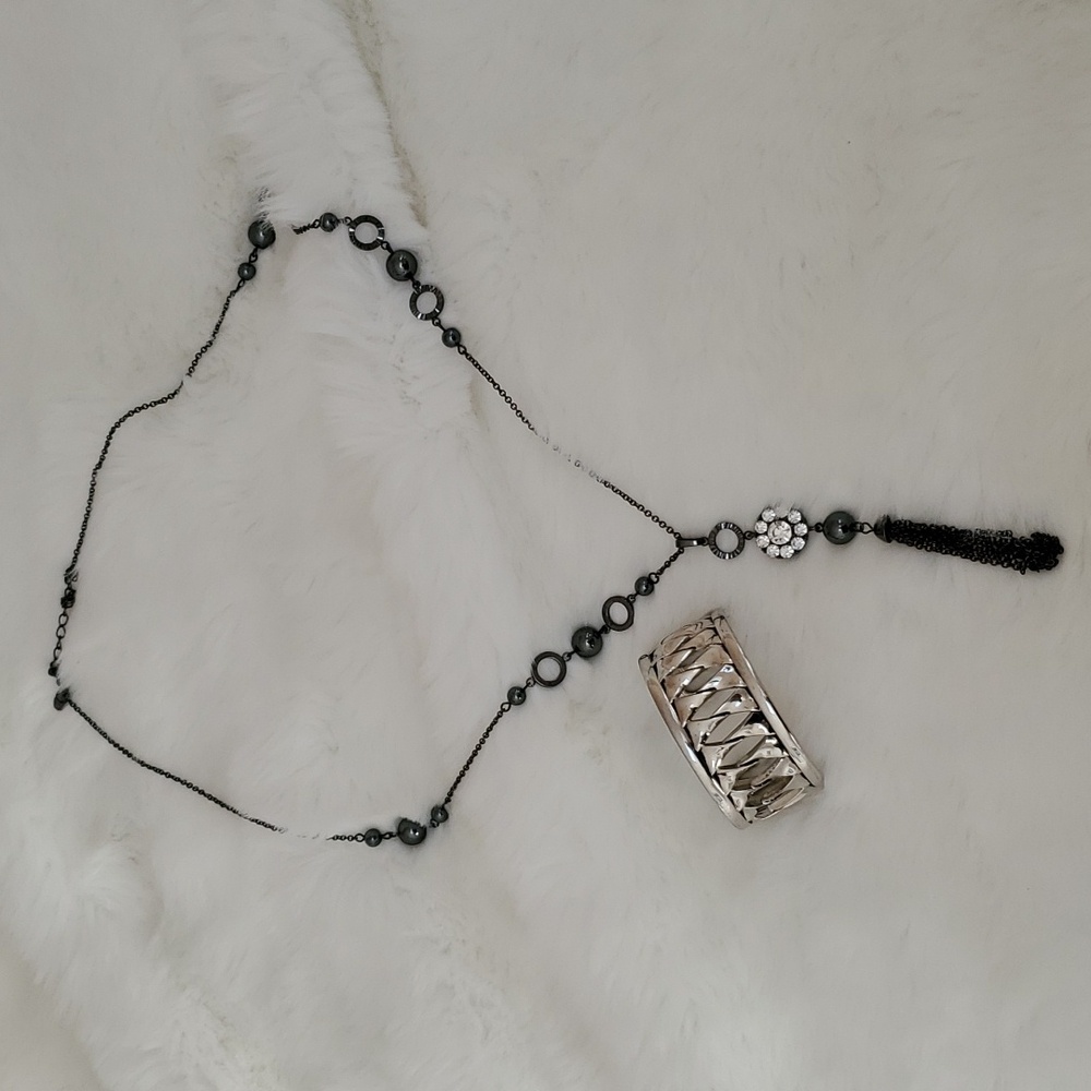 Lia Sophia Necklace & Bracelet EUC
